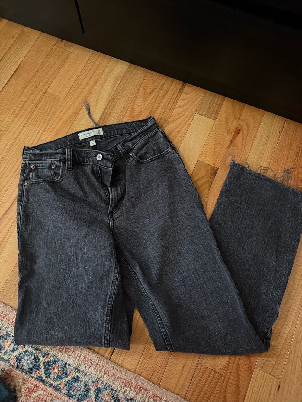 Abercrombie Curve Love Low Rise Baggy Jean
